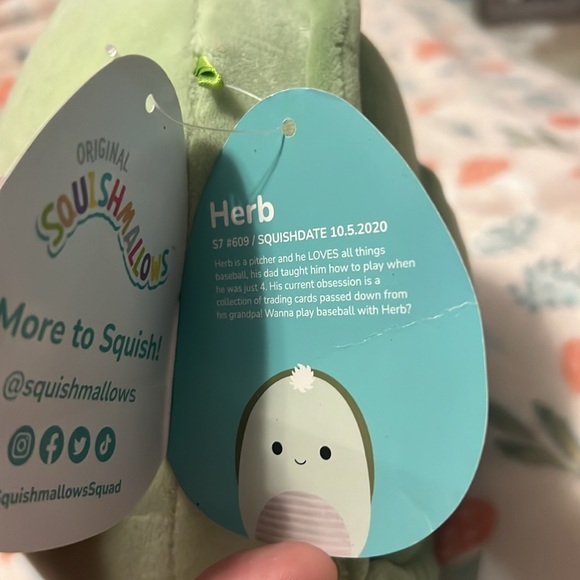 Herb the squishmallow, he is brand new with tags - Picture 4 of 4